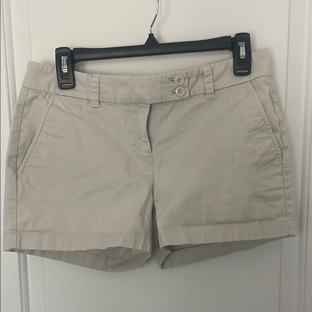 Vineyard Vines Tan Shorts Classic Cotton Blend size 4